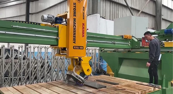 Infrared Bridge Saw For Stone Slab Cutting factory